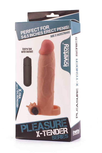 LOVETOY - PLEASURE X-TENDER VIBRATING PENIS SLEEVE #6