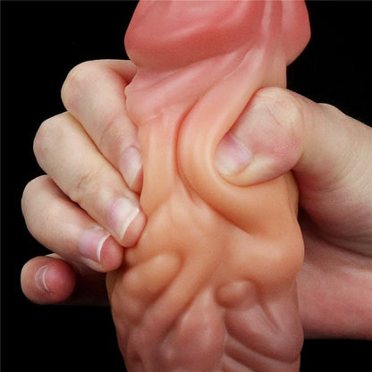 LOVETOY - 7.0'' DUAL LAYERED PLATINUM SILICONE PLUG