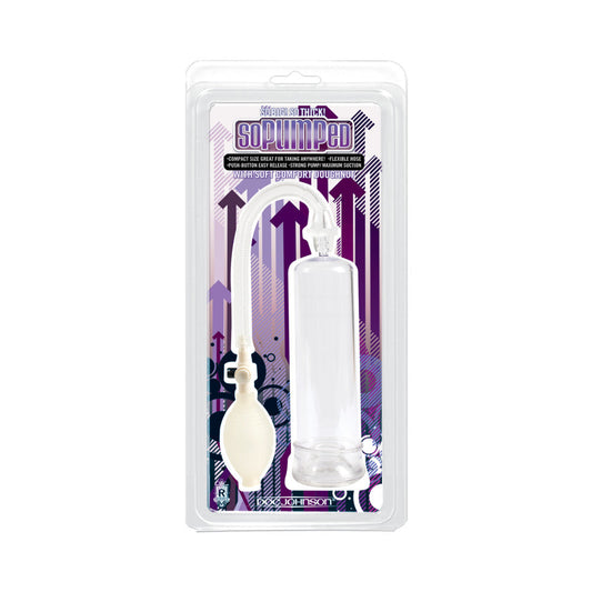 DOC JOHNSON - SO PUMPED PENIS PUMP WITHOUT SLEEVE (CLEAR)