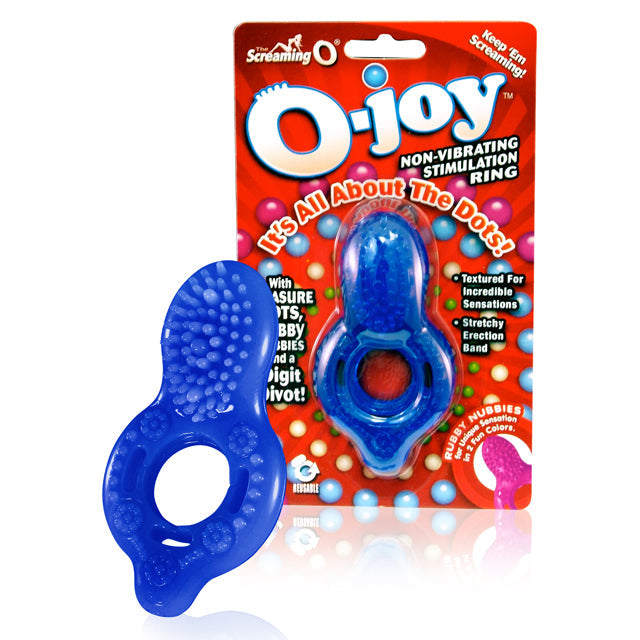 SCREAMING O O-JOY COCK RING BLUE