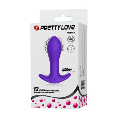 PRETTY LOVE - PRETTY LOVE ANAL PLUG MASSAGER PURPLE