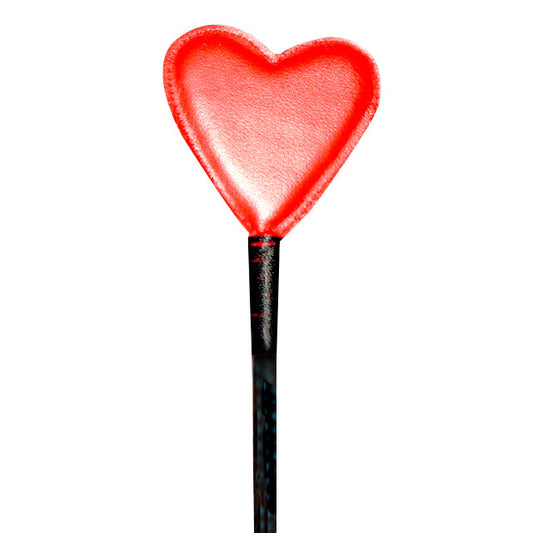 HEART SHAPED CROP (LEATHER/RED)