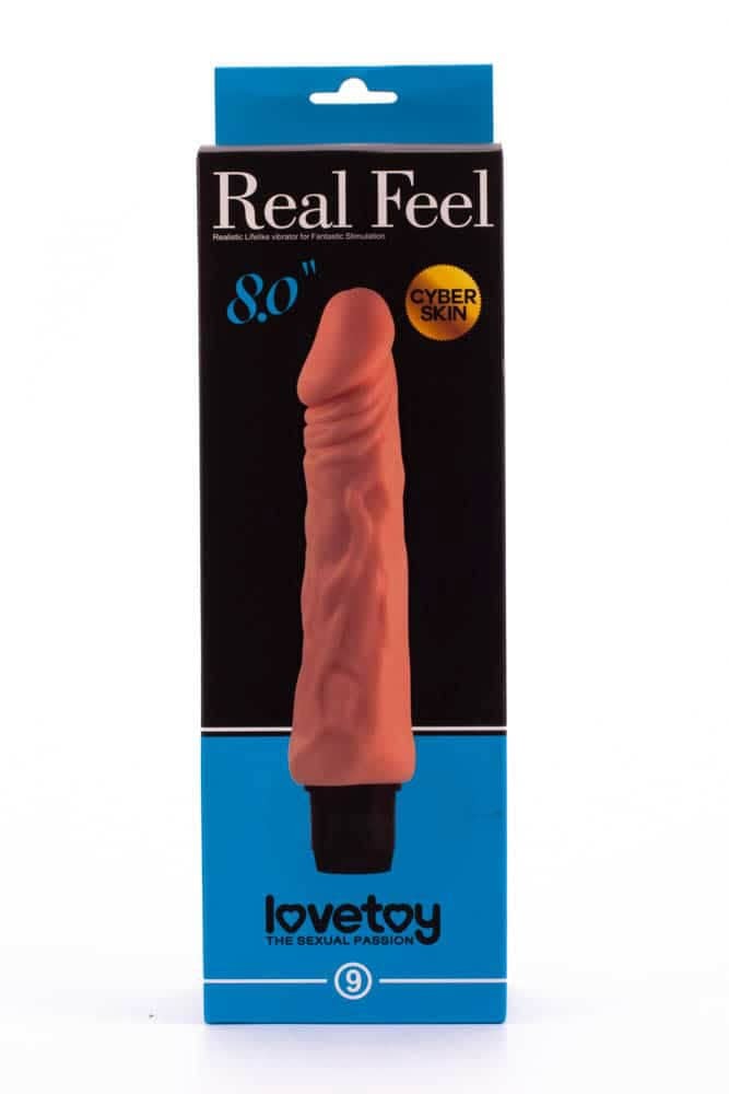 LOVETOY - 8'' REAL FEEL CYBERSKIN VIBRATOR