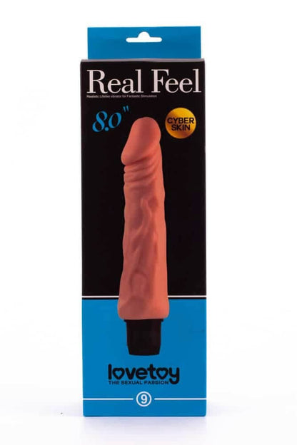 LOVETOY - 8'' REAL FEEL CYBERSKIN VIBRATOR