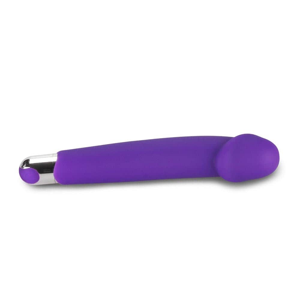 LOVETOY - RECHARGEABLE IJOY SILICONE DILDO PURPLE