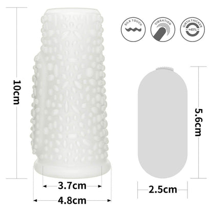 LOVETOY - VIBRATING SPIRAL KNIGHTS RING (WHITE) II