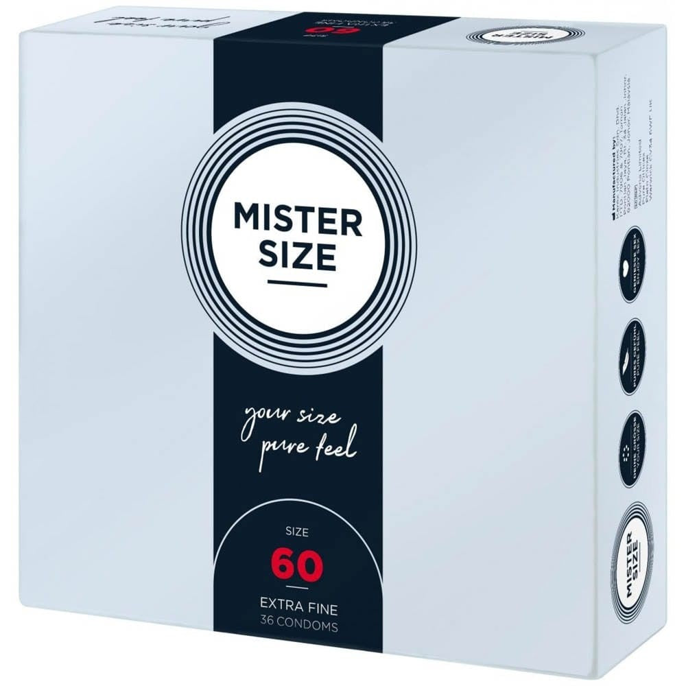 MISTER SIZE - MISTER SIZE 60 MM CONDOMS 36 PIECES