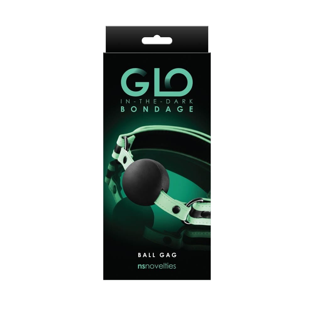 NS TOYS - GLO BONDAGE - BALL GAG - GREEN