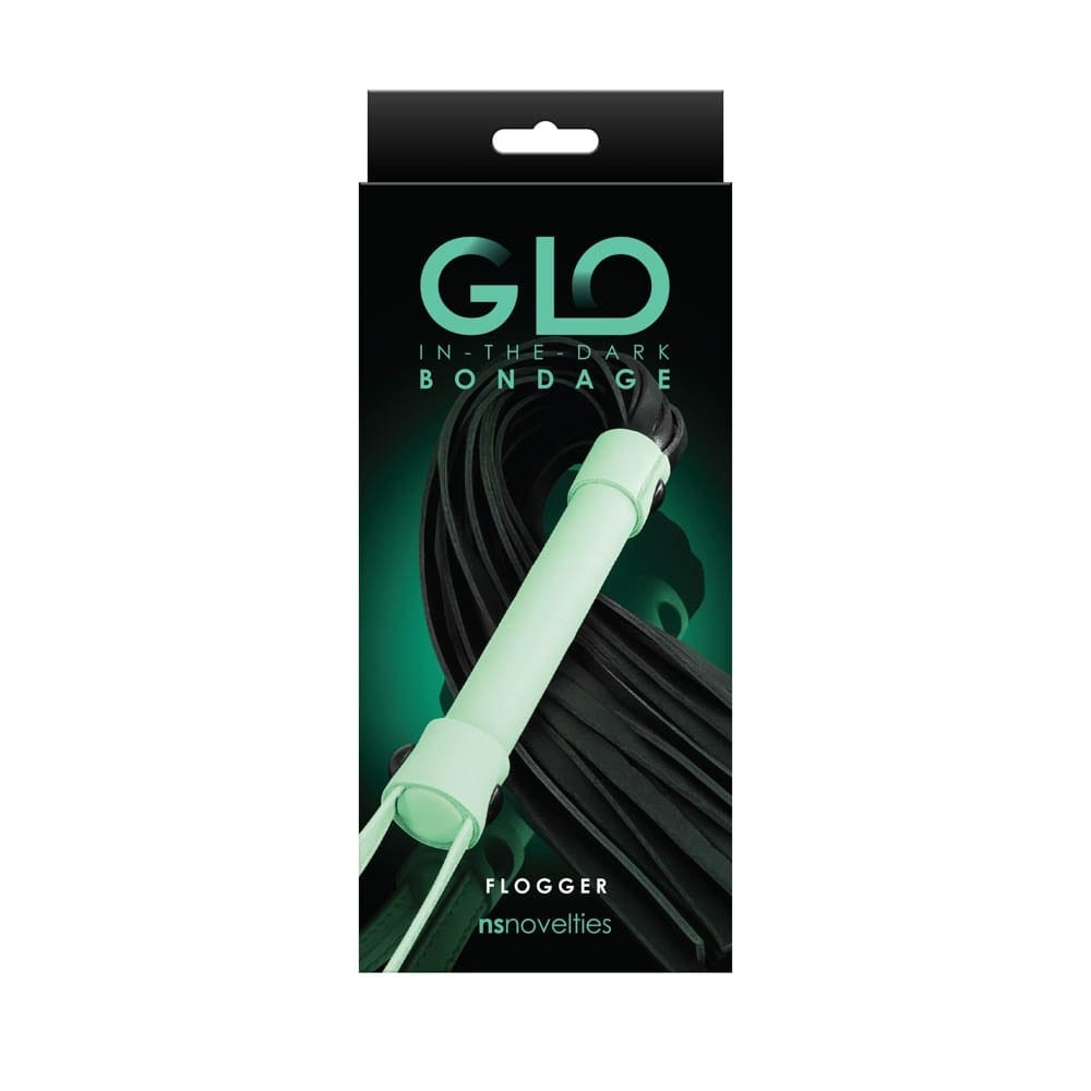 NS TOYS - GLO BONDAGE - FLOGGER - GREEN_B15O25_2