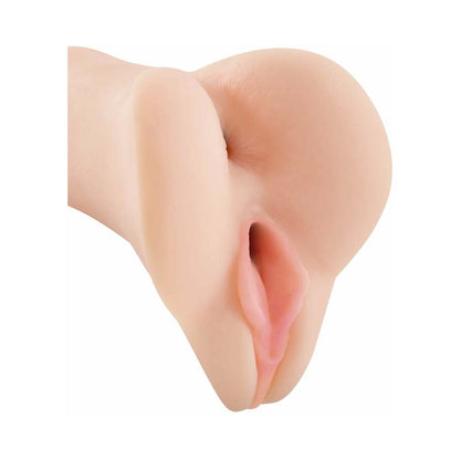 PDX BRANDS - PDX VIBRATING FRESHMAN FUCKHOLE REMOTE-CONTROLLED VAGINAL STROKER BEIGE