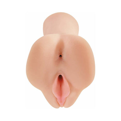 PDX BRANDS - PDX VIBRATING FRESHMAN FUCKHOLE REMOTE-CONTROLLED VAGINAL STROKER BEIGE