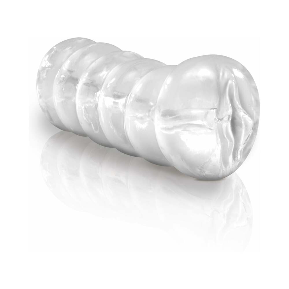 PDX CLEAR-LEADER SNATCH VAGINAL STROKER