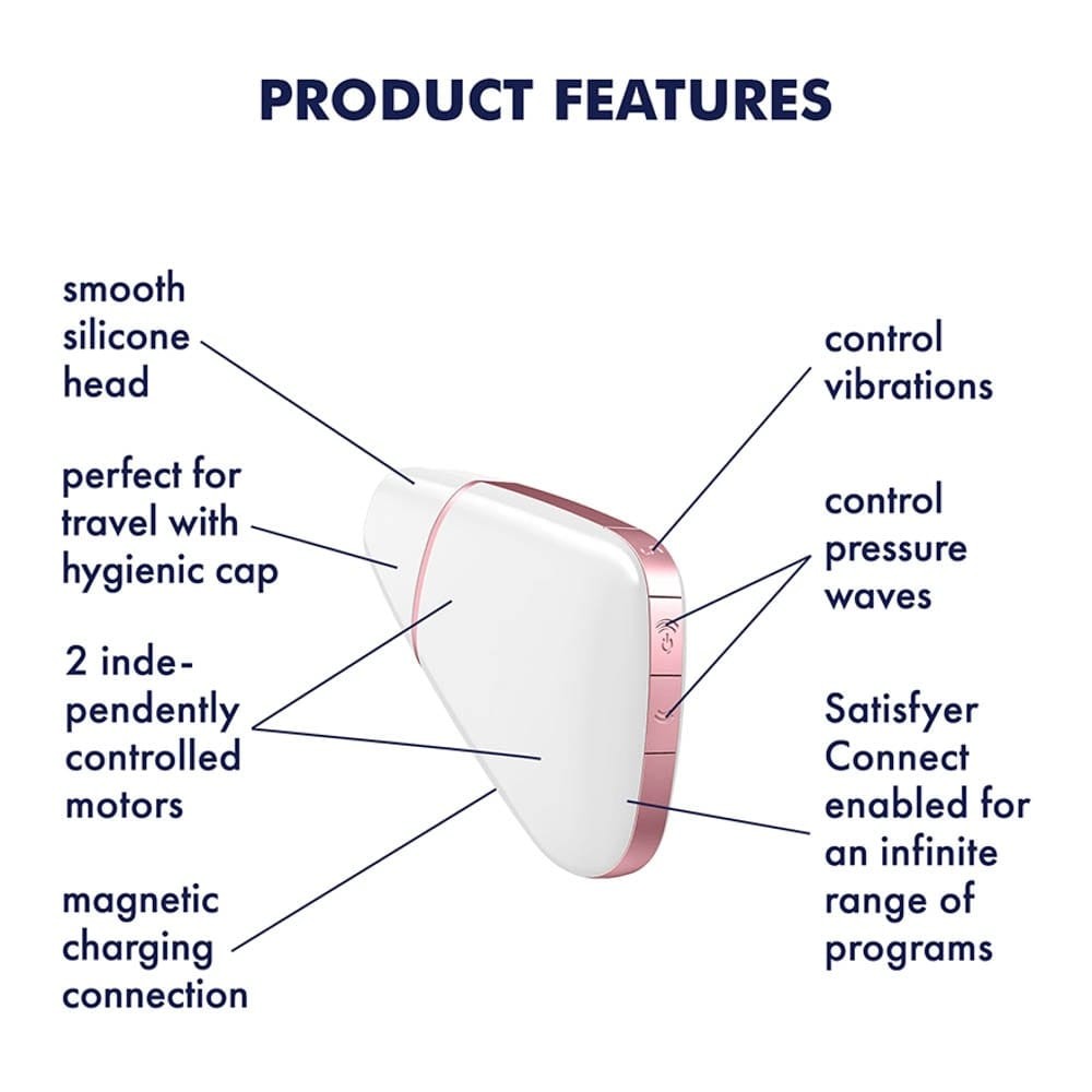SATISFYER - LOVE TRIANGLE (WHITE)
