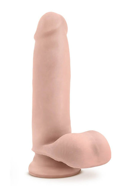 BLUSH - DR. SKIN 7INCH SELF LUBRICATING DILDO
