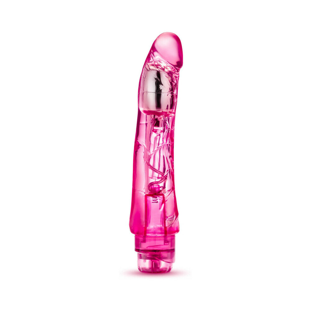 NATURALLY YOURS MAMBO VIBE REALISTIC 9 IN. VIBRATING DILDO PINK