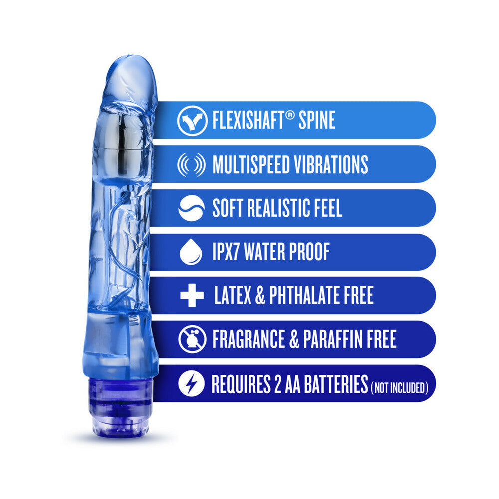 BLUSH - NATURALLY YOURS MAMBO VIBE REALISTIC 9 IN. VIBRATING DILDO