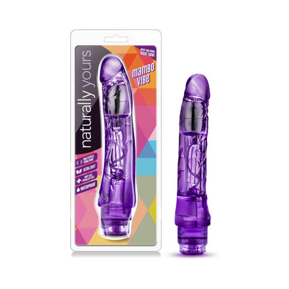 BLUSH - NATURALLY YOURS MAMBO VIBE REALISTIC 9 IN. VIBRATING DILDO