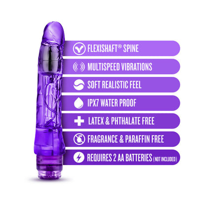 BLUSH - NATURALLY YOURS MAMBO VIBE REALISTIC 9 IN. VIBRATING DILDO