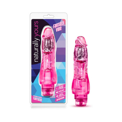 BLUSH - NATURALLY YOURS FANTASY VIBE REALISTIC 8.5 IN. VIBRATING DILDO