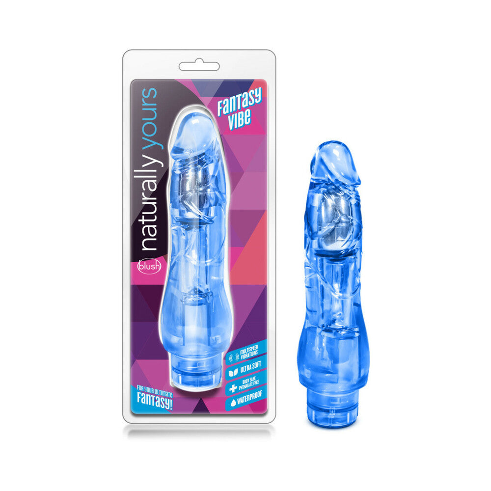 BLUSH - NATURALLY YOURS FANTASY VIBE REALISTIC 8.5 IN. VIBRATING DILDO