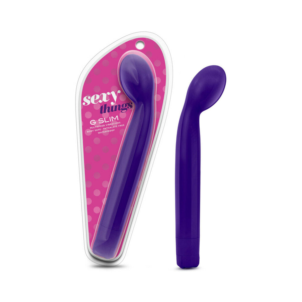 SEXY THINGS G SLIM MULTISPEED SLIMLINE G-SPOT VIBRATOR PURPLE