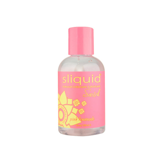 SLIQUID SWIRL PINK LEMONADE FLAVORED LUBRICANT 4.2 OZ.