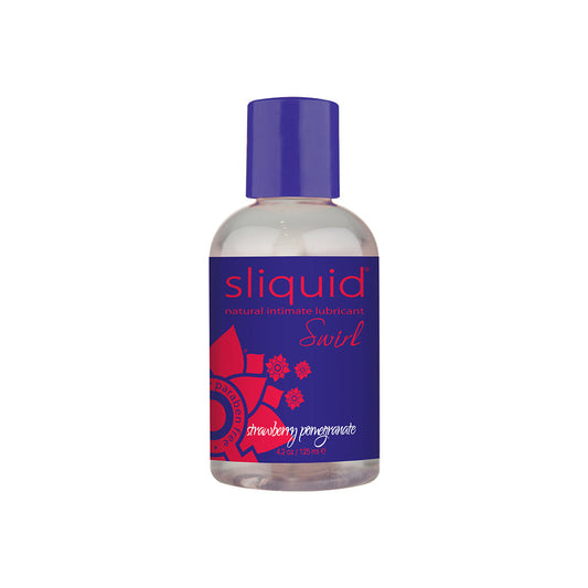 SLIQUID SWIRL STRAWBERRY POMEGRANATE FLAVORED LUBRICANT 4.2 OZ.