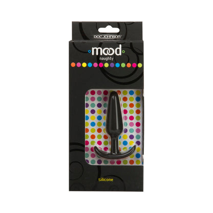 MOOD - NAUGHTY - SMALL BLACK SILICONE BUTT PLUG