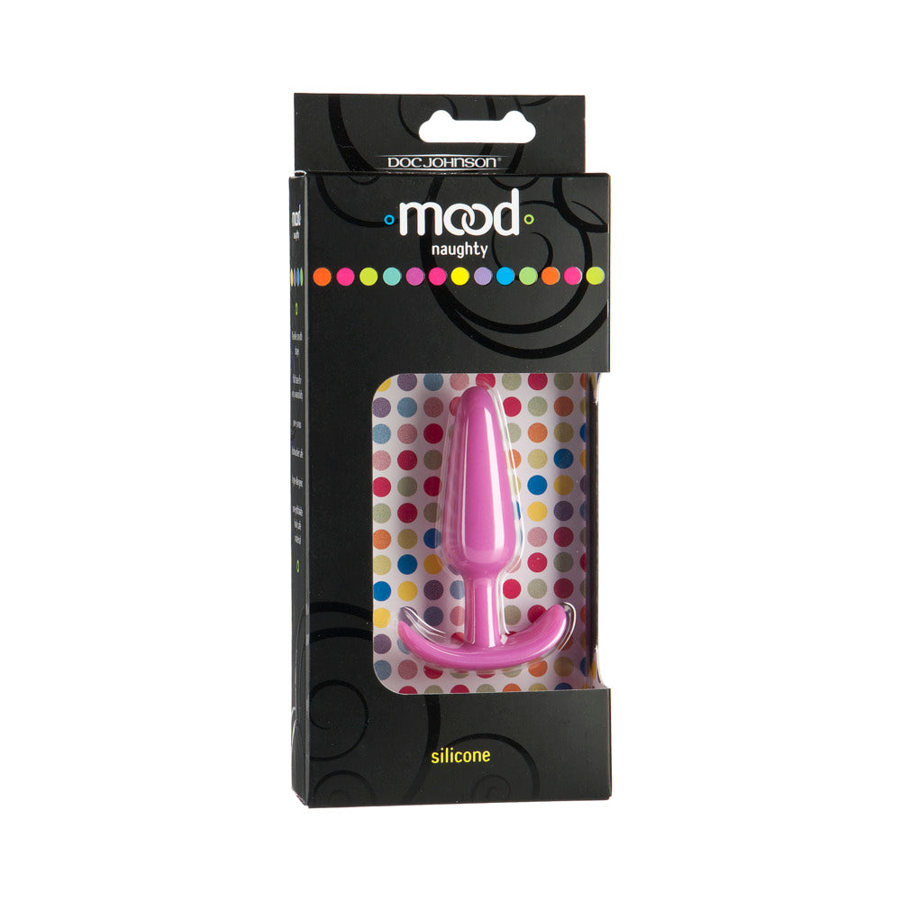 MOOD - NAUGHTY - SMALL PINK SILICONE BUTT PLUG