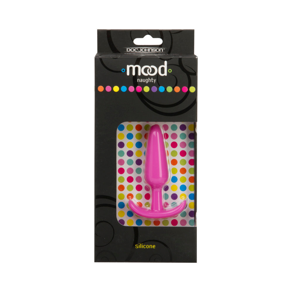 DOC JOHNSON - MOOD NAUGHTY SMALL SILICONE BUTT PLUG