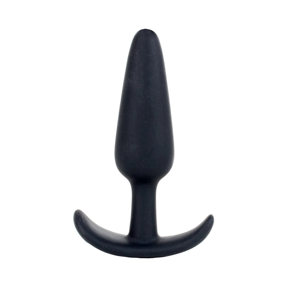DOC JOHNSON - MOOD - NAUGHTY - LARGE BLACK SILICONE BUTT PLUG