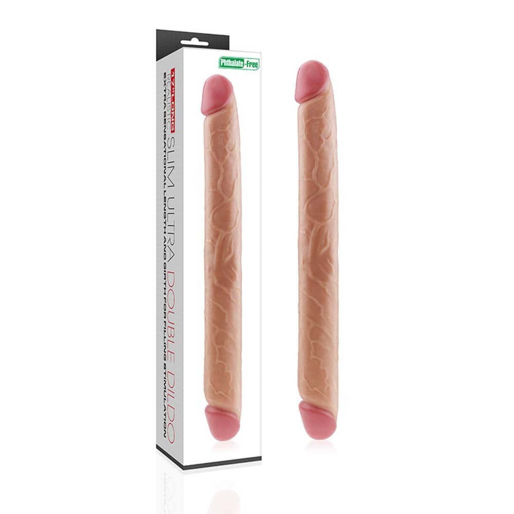 LOVETOY - REALISTIC SLIM ULTRA DOUBLE DILDO