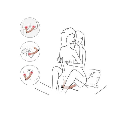 LOVETOY - RECHARGEABLE IJOY STRAPLESS STRAP-ON FLESH