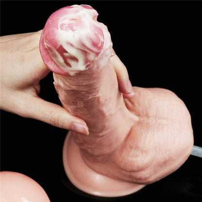 LOVETOY - 11'' SQUIRT EXTREME DILDO FLESH