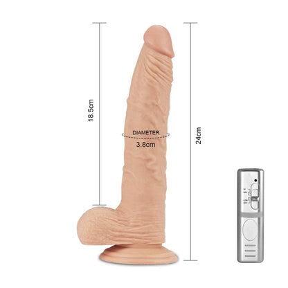 LOVETOY - 9.5'' REAL EXTREME VIBRATING DILDO