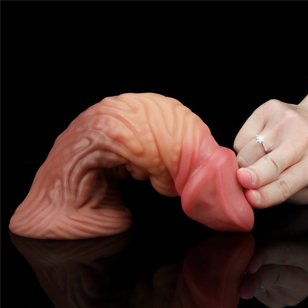 LOVETOY - 7.0'' DUAL LAYERED PLATINUM SILICONE PLUG