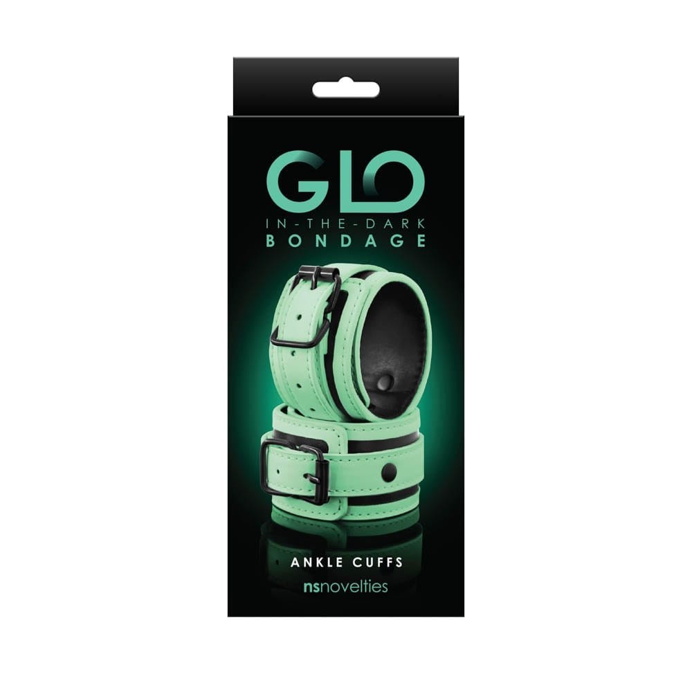 NS TOYS - GLO BONDAGE - ANKLE CUFF - GREEN