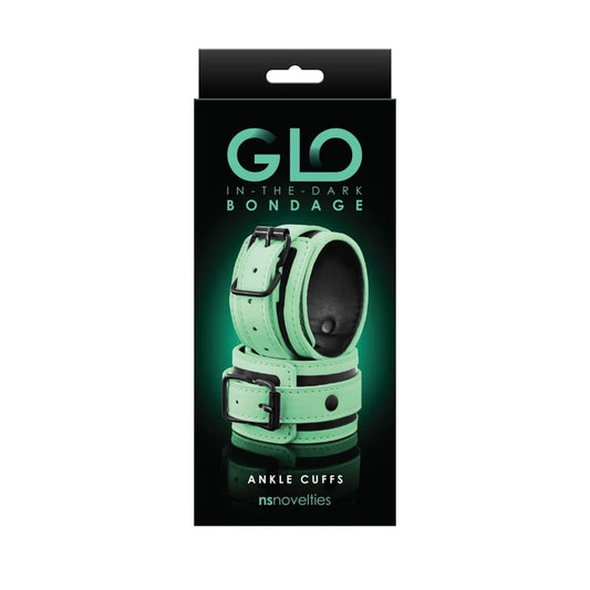 NS TOYS - GLO BONDAGE - ANKLE CUFF - GREEN