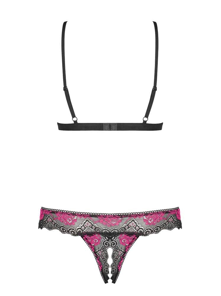 OBSESSIVE - TULIA 2 PCS SET CUPLESS L/XL