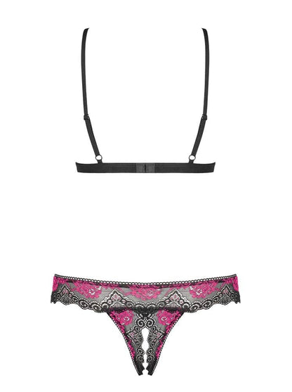 OBSESSIVE - TULIA 2 PCS SET CUPLESS L/XL