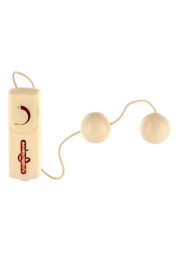 SEVEN CREATIONS - ORGASM VIBRATING BALL IVORY_B0O25_7