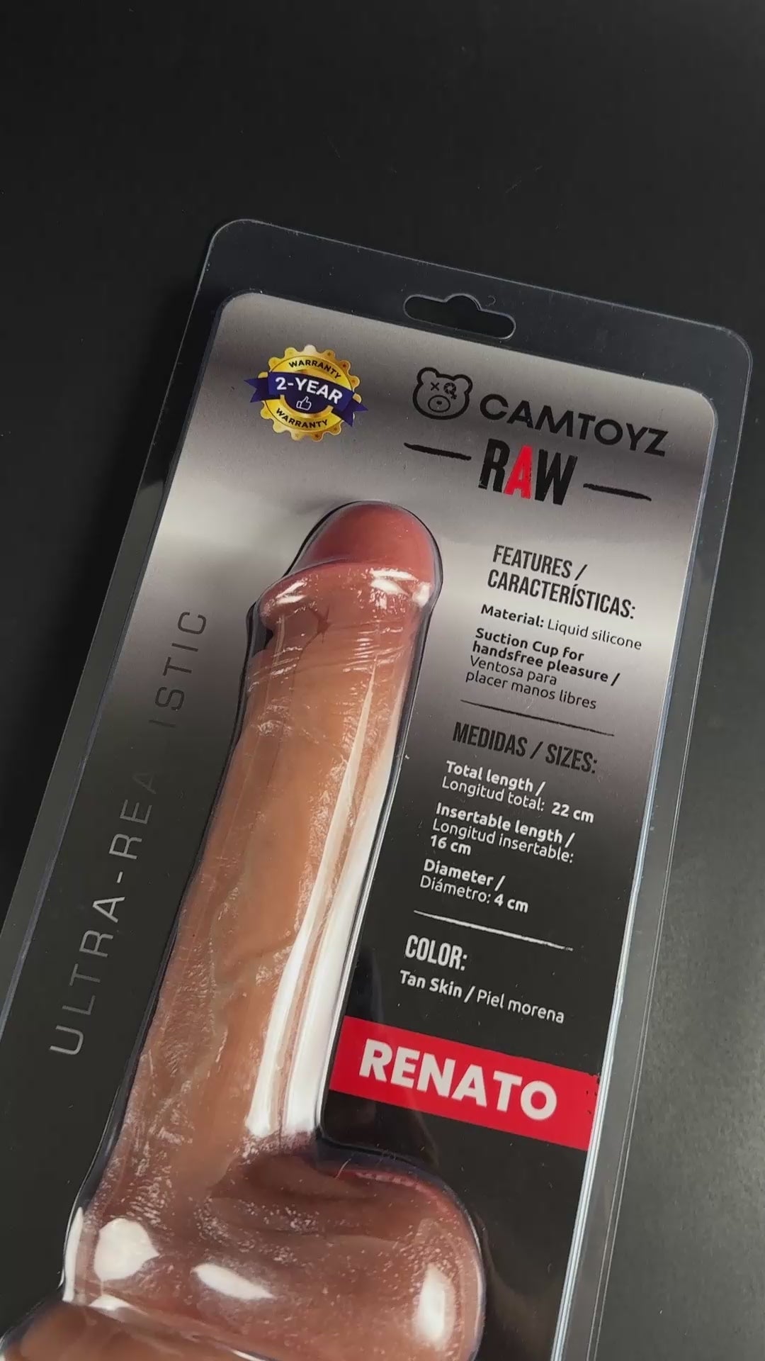 CAMTOYZ - ULTRA REALISTIC DILDO RENATO