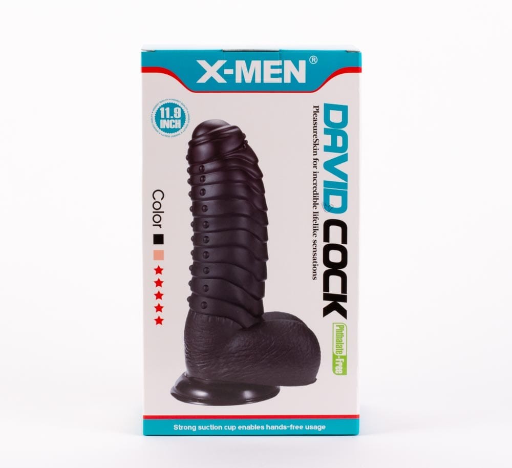 X-MEN - X-MEN DAVID'S 11.9" COCK BLACK