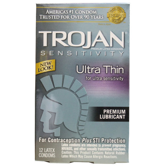 TROJAN SENSITIVITY ULTRA THIN (12PK)