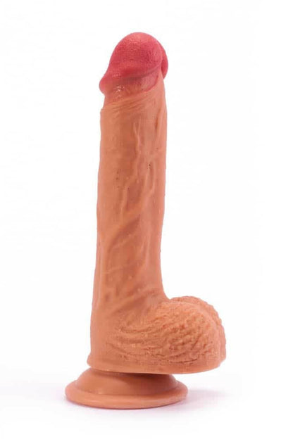 LOVETOY - 8.5 INCH DUAL-LAYERED SILICONE DILDO