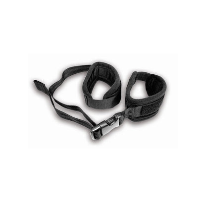 SPORTSHEETS - SEX & MISCHIEF ADJUSTABLE HANDCUFFS BLACK