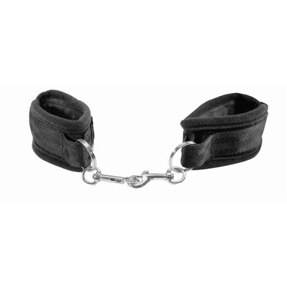 SPORTSHEETS SEX & MISCHIEF BEGINNER''S HANDCUFFS BLACK