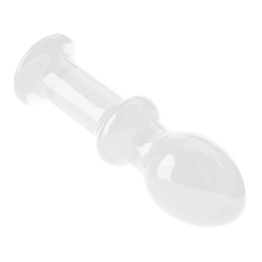 LOVETOY - 4.5" GLASS ROMANCE CLEAR