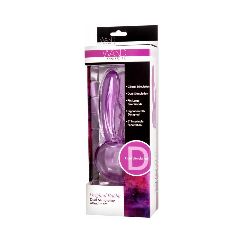 XR BRANDS - WAND ESSENTIALS RABBIT ATTACHMENT PURPLE