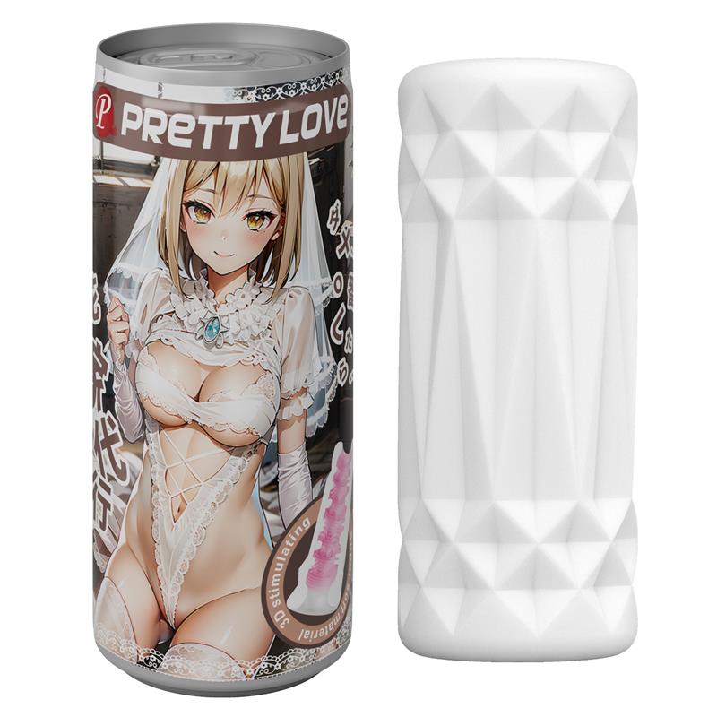 PRETTYLOVE - 3D CAN SHAPED MALE MASTURBATOR